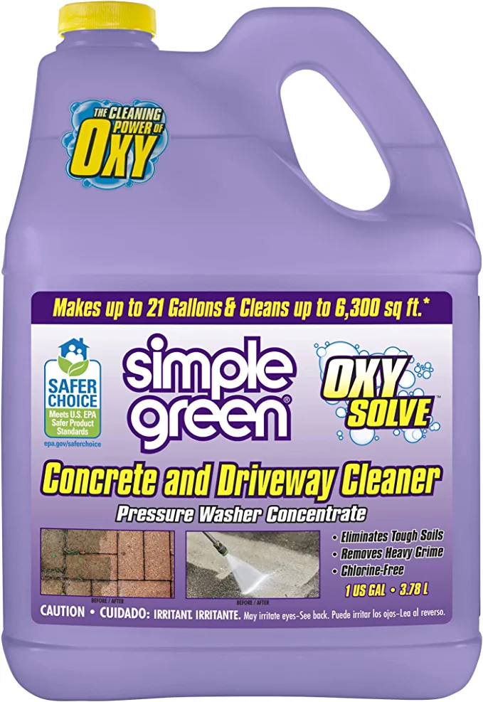 Cleaning solution for brick pavers